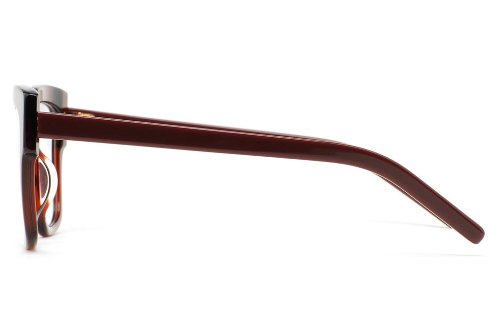 Kaleos Eyehunters - Manor Eyeglasses Transparent Dark Brown