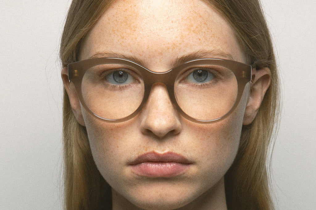 Kaleos Eyehunters - Danvers Eyeglasses Translucent Brown