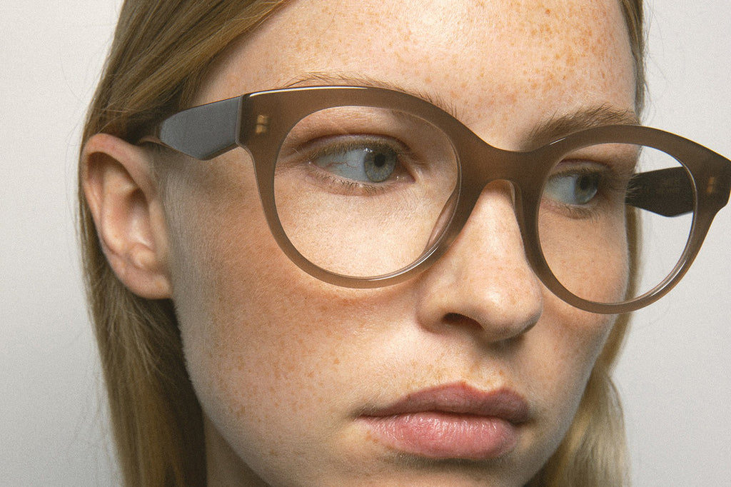 Kaleos Eyehunters - Danvers Eyeglasses Translucent Brown
