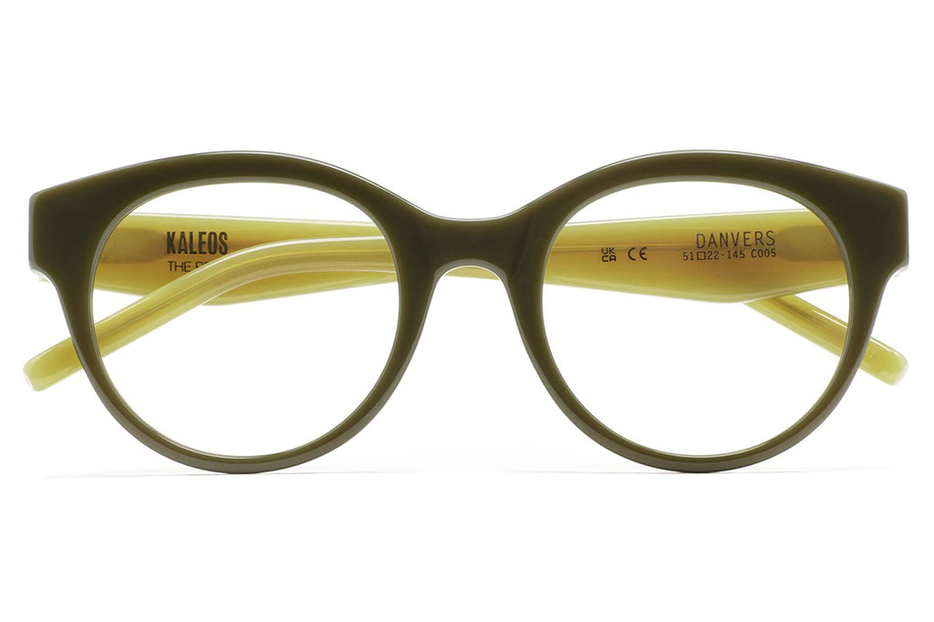 Kaleos Eyehunters - Danvers Eyeglasses Transparent Dark Olive Green