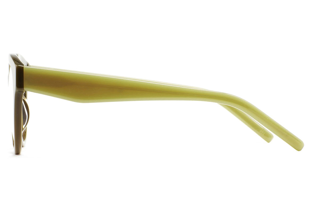 Kaleos Eyehunters - Danvers Eyeglasses Transparent Dark Olive Green