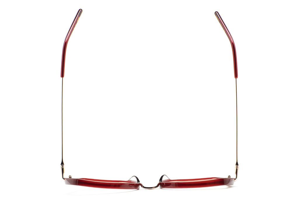 Kaleos Eyehunters - Shetty Eyeglasses Burgundy/Transparent Burgundy