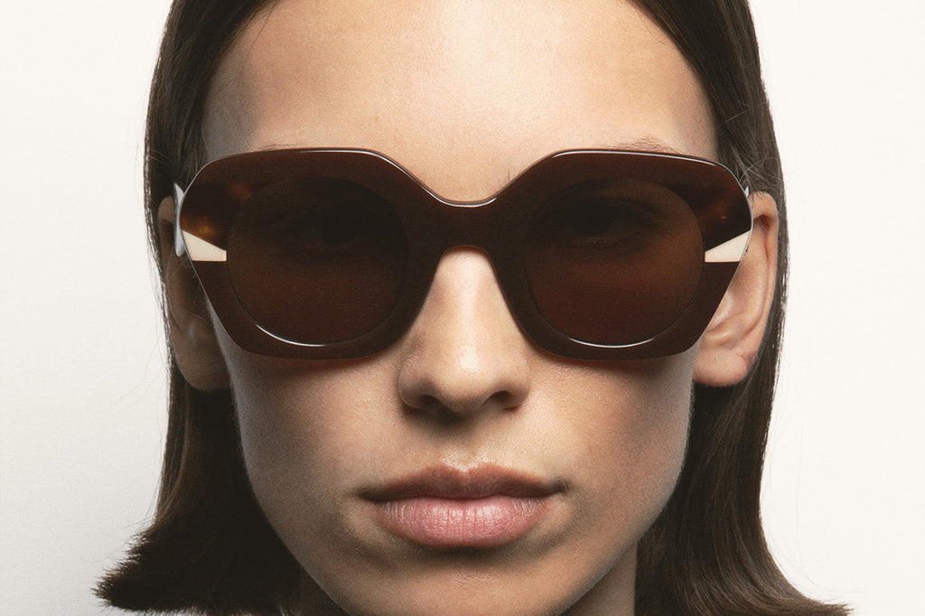 Kaleos Eyehunters - Voyter Sunglasses Translucent Brown/Brown Tortoise