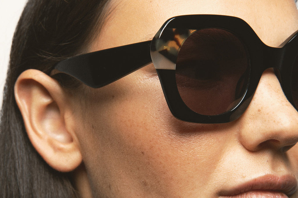 Kaleos Eyehunters - Voyter Sunglasses Black/Brown Havana