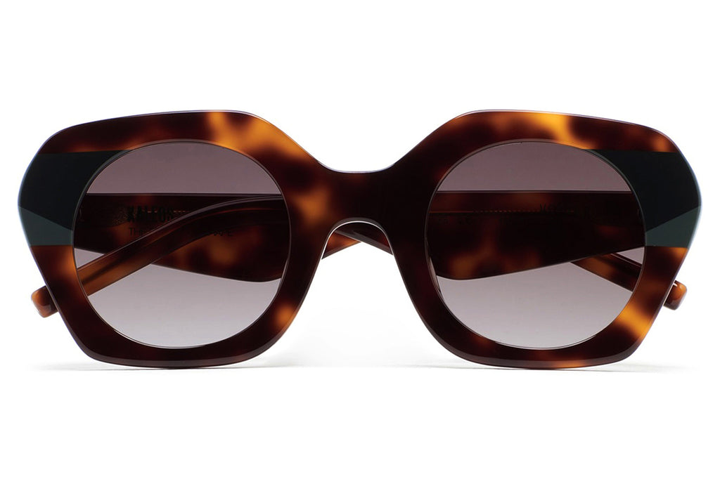Kaleos Eyehunters - Voyter Sunglasses Dark Brown Havana/Dark Green
