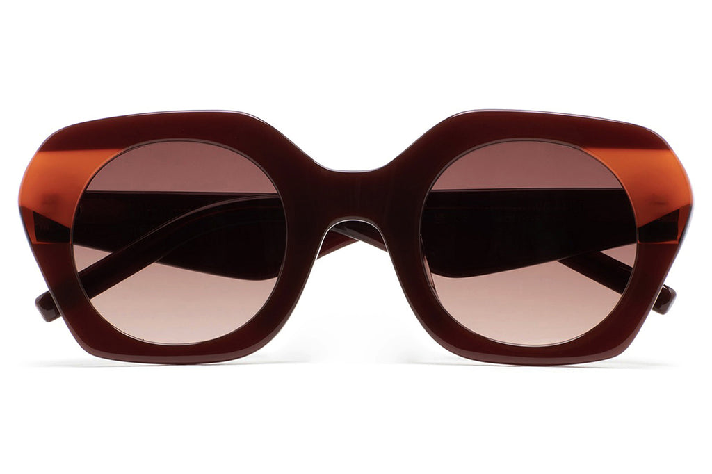 Kaleos Eyehunters - Voyter Sunglasses Translucent Brown/Translucent Orange
