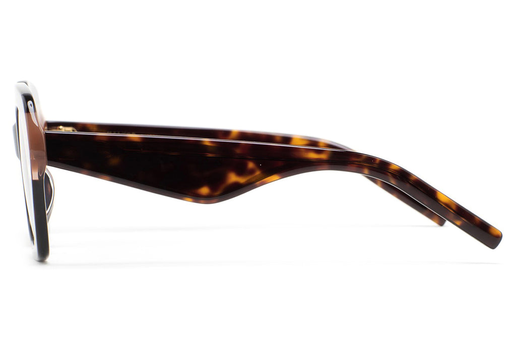 Kaleos Eyehunters - Voyter Sunglasses Dark Brown Havana/Translucent Amber