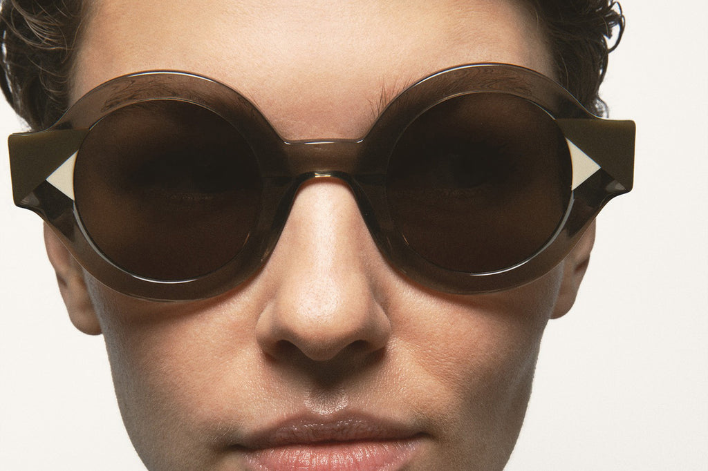 Kaleos Eyehunters - Swiney Sunglasses Transparent Olive Green/Olive Green