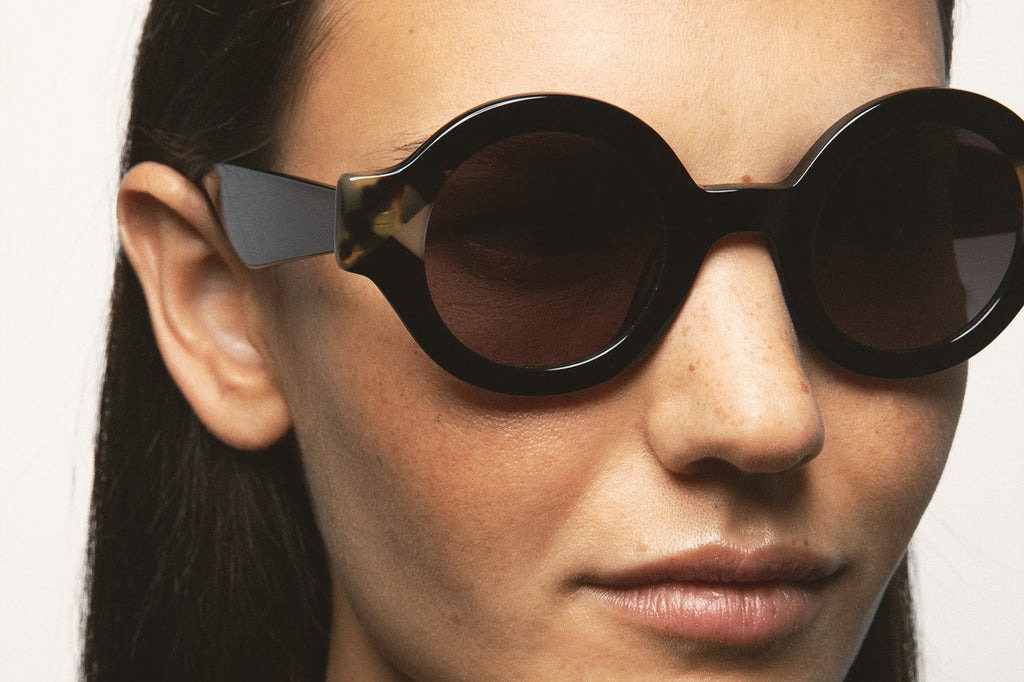 Kaleos Eyehunters - Swiney Sunglasses Black/Brown Havana