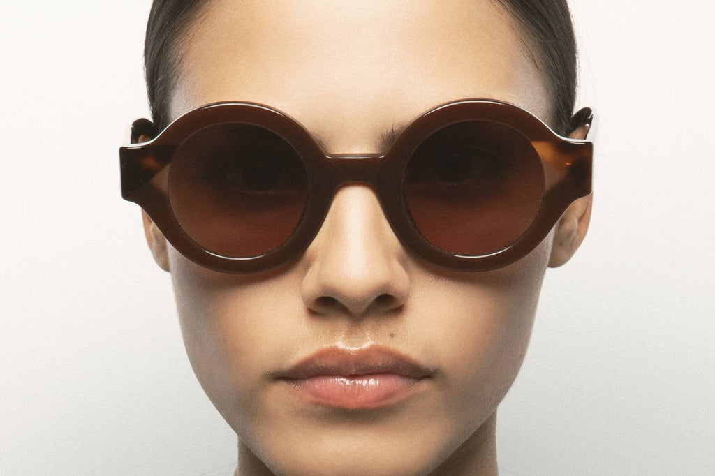 Kaleos Eyehunters - Swiney Sunglasses Translucent Brown/Brown Havana