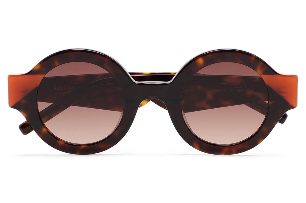 Kaleos Eyehunters - Swiney Sunglasses Dark Brown Havana/Translucent Orange