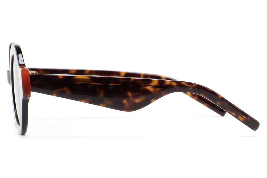 Kaleos Eyehunters - Swiney Sunglasses Dark Brown Havana/Translucent Orange