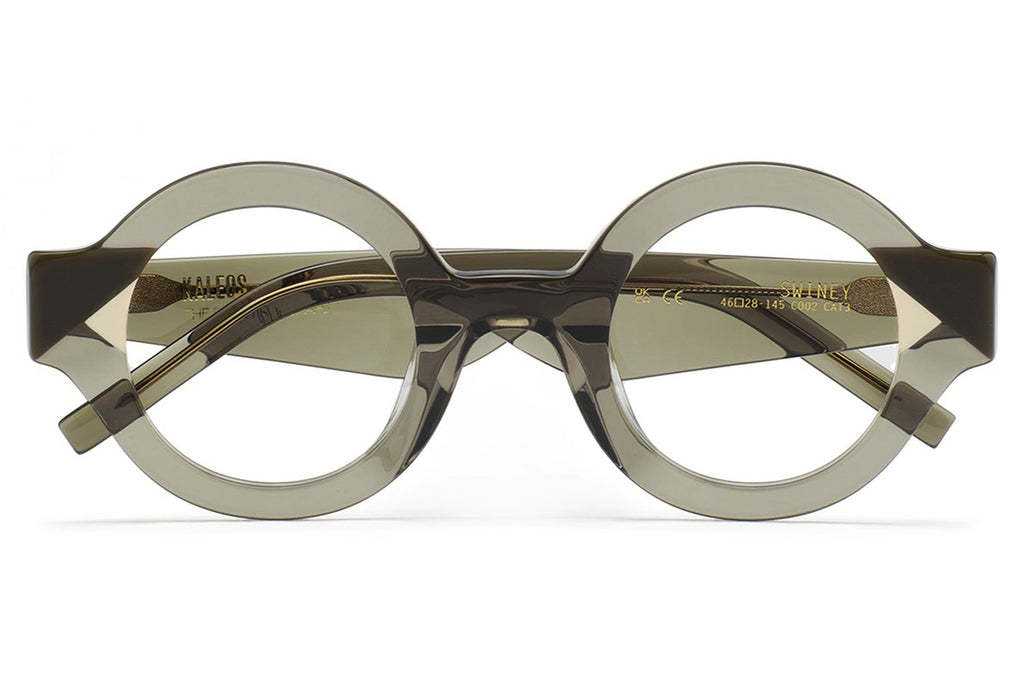 Kaleos Eyehunters - Swiney II Eyeglasses Transparent Beige/Olive Green