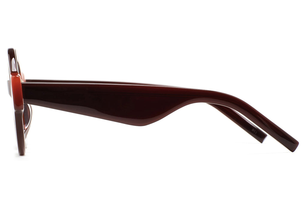 Kaleos Eyehunters - Swiney II Eyeglasses Translucent Brown/Translucent Orange