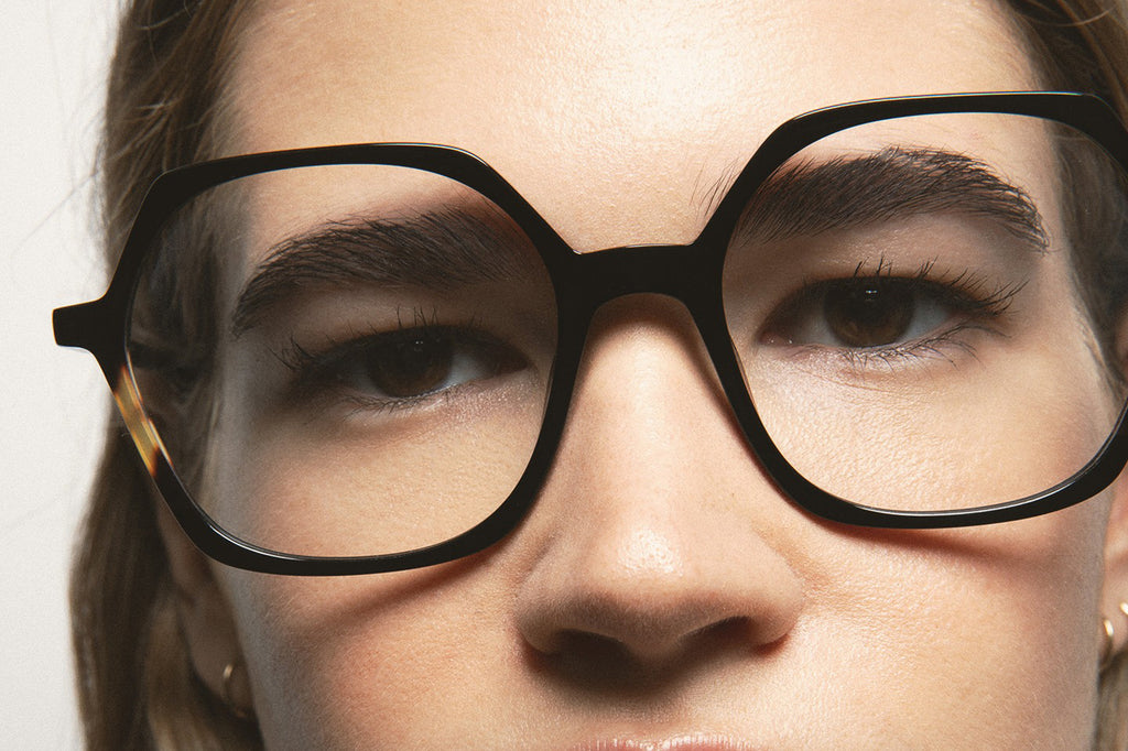 Kaleos Eyehunters - Meyer Eyeglasses Black/Brown Havana