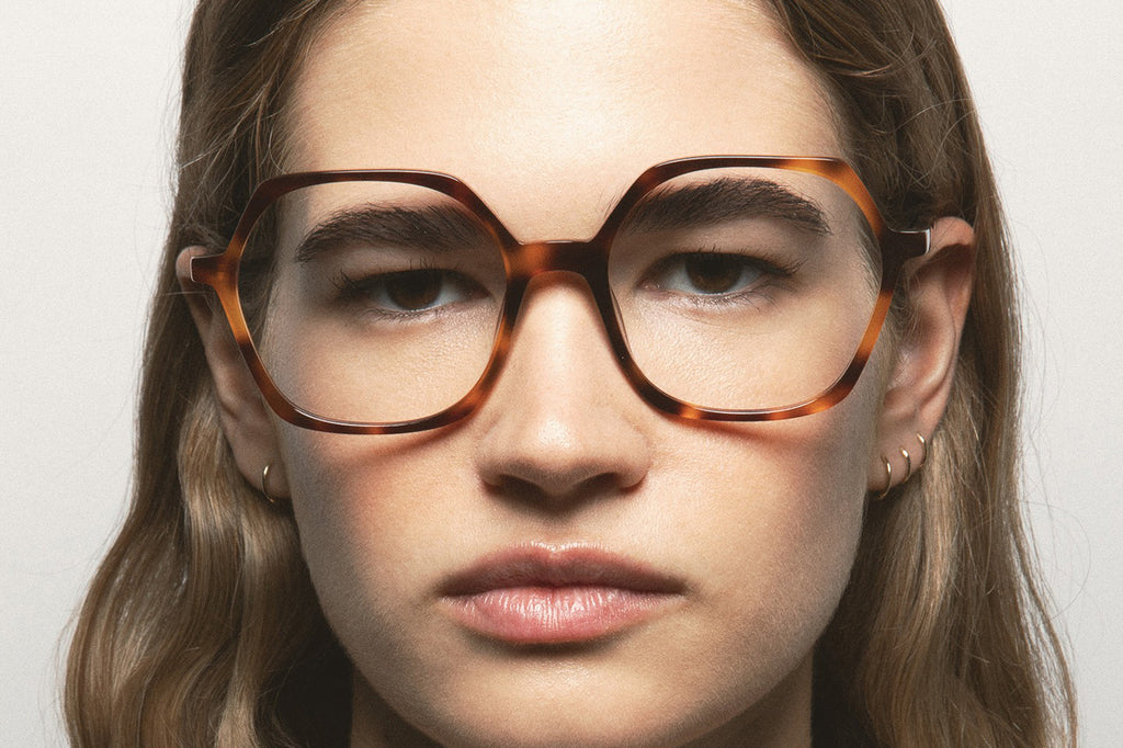 Kaleos Eyehunters - Meyer Eyeglasses Brown Havana
