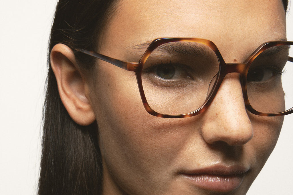 Kaleos Eyehunters - Meyer Eyeglasses Brown Havana/Burgundy