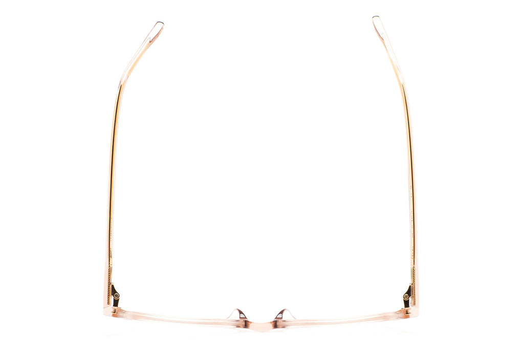 Kaleos Eyehunters - Meyer Eyeglasses Transparent Light Pink/Translucent Amber