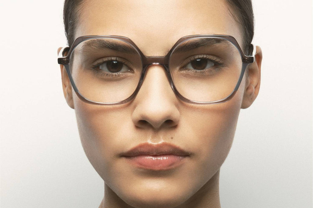 Kaleos Eyehunters - Meyer Eyeglasses Transparent Grey/Grey