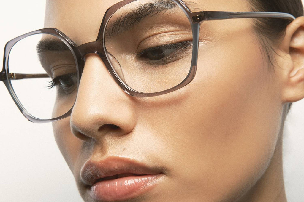 Kaleos Eyehunters - Meyer Eyeglasses Transparent Grey/Grey