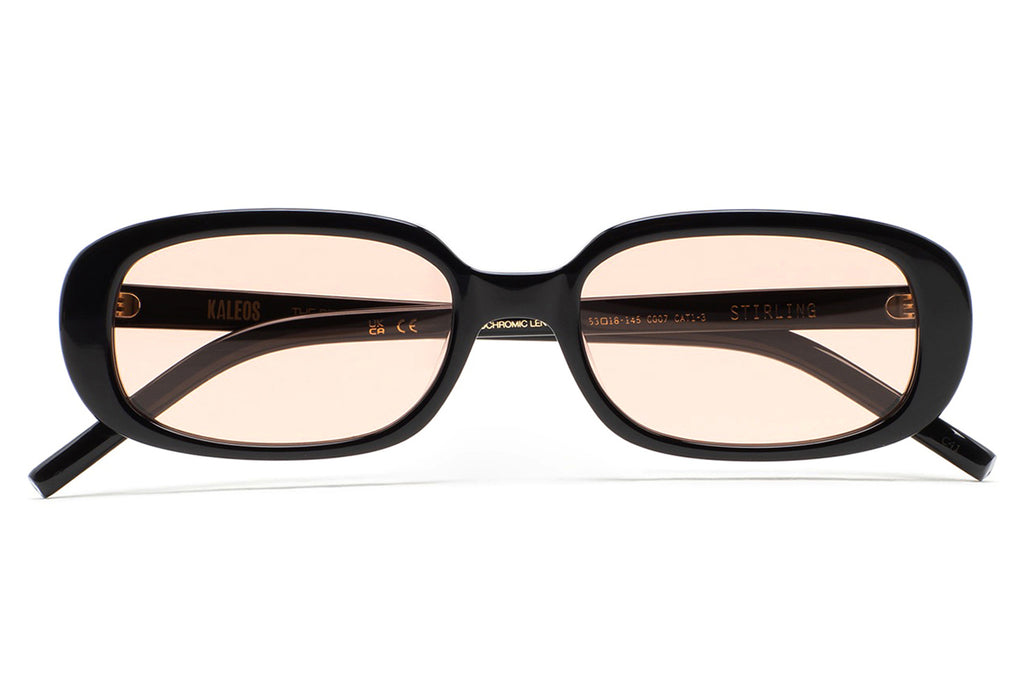 Kaleos Eyehunters - Stirling Sunglasses Black with Brown Photochromic Lenses
