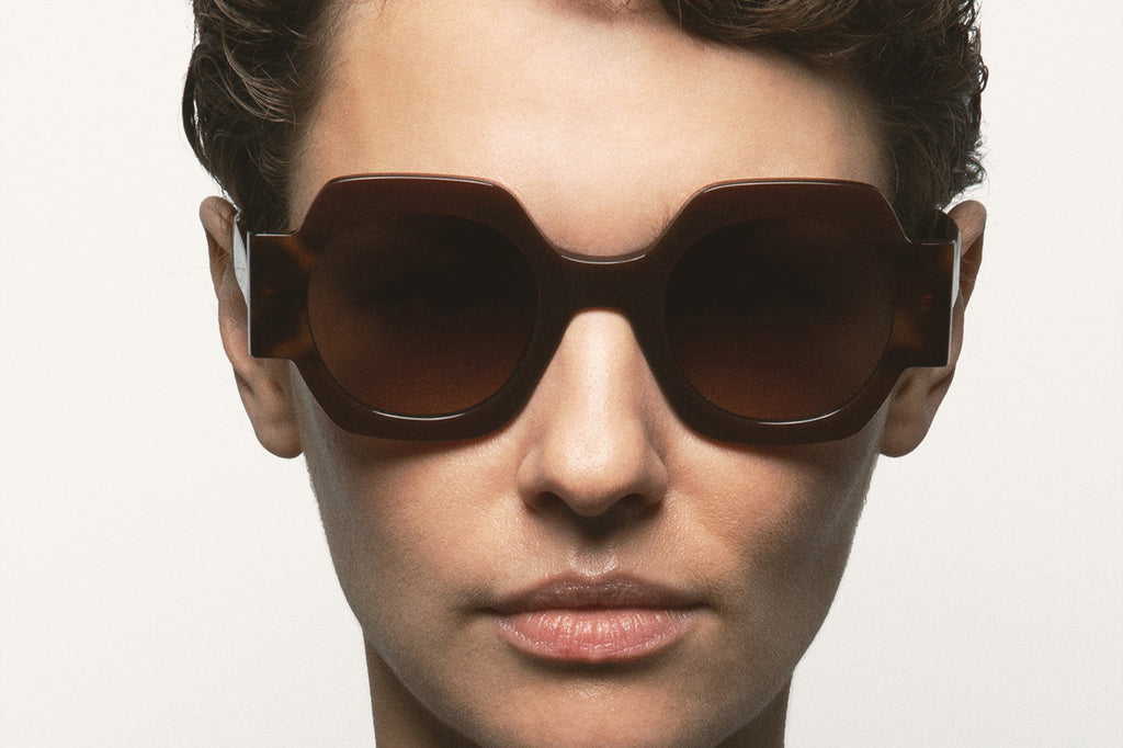 Kaleos Eyehunters - Cabana Sunglasses Burgundy/Dark Brown Havana