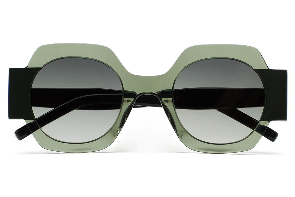 Kaleos Eyehunters - Cabana Sunglasses Transparent Green/Dark Green