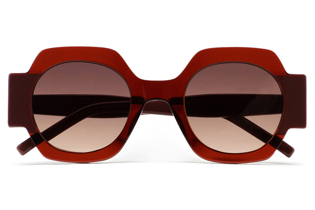 Kaleos Eyehunters - Cabana Sunglasses Transparent Brown/Brown