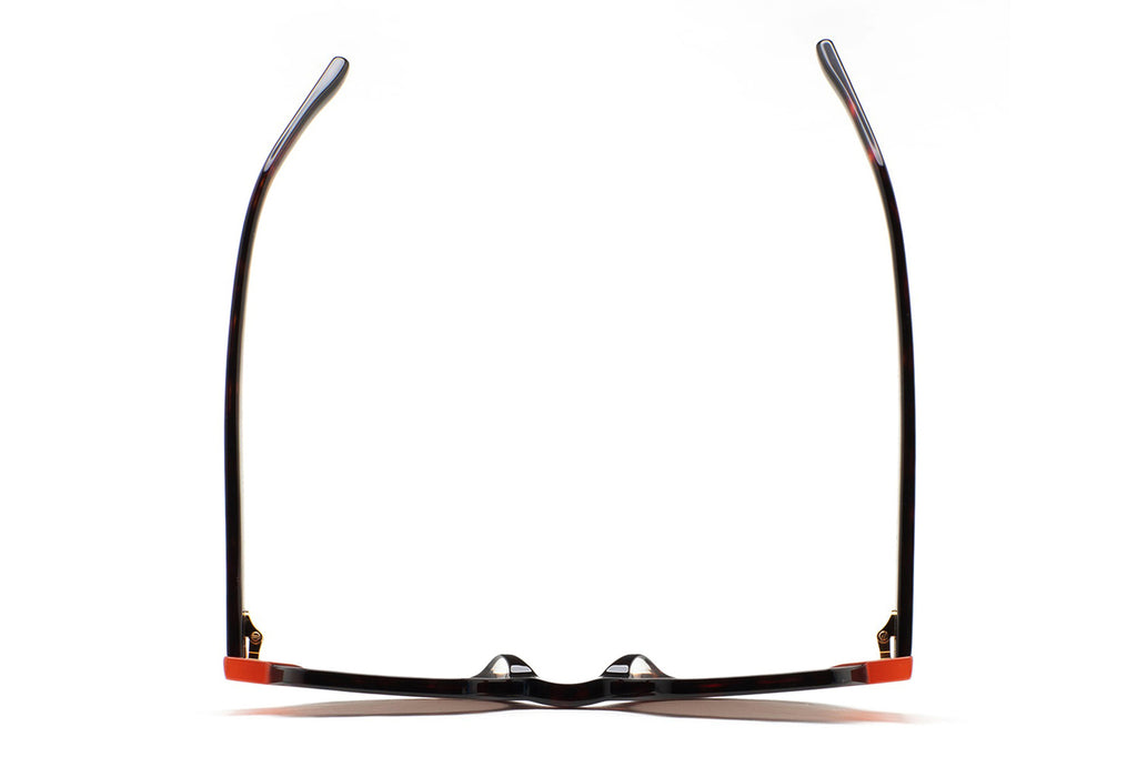 Kaleos Eyehunters - Cabana Sunglasses Dark Brown Havana/Translucent Orange