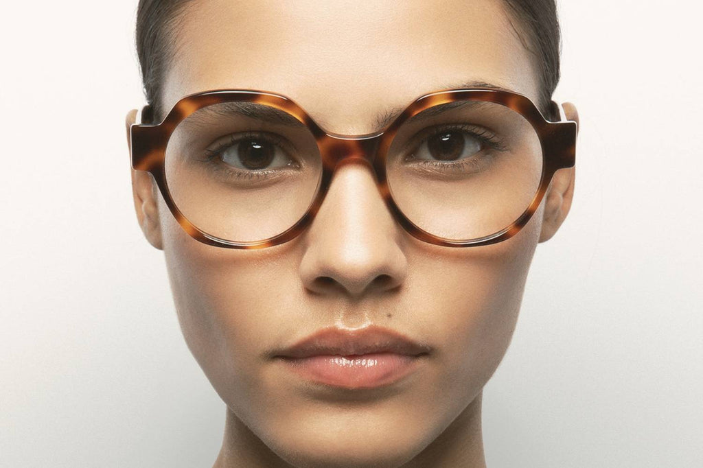 Kaleos Eyehunters - McCoy Eyeglasses Brown Havana