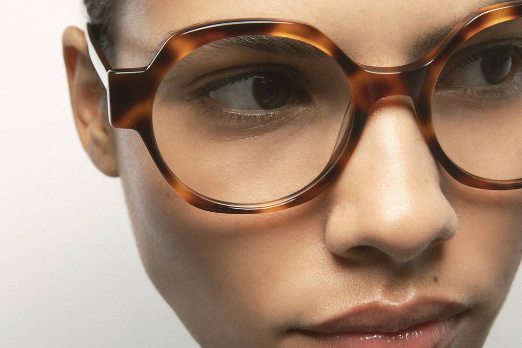 Kaleos Eyehunters - McCoy Eyeglasses Brown Havana