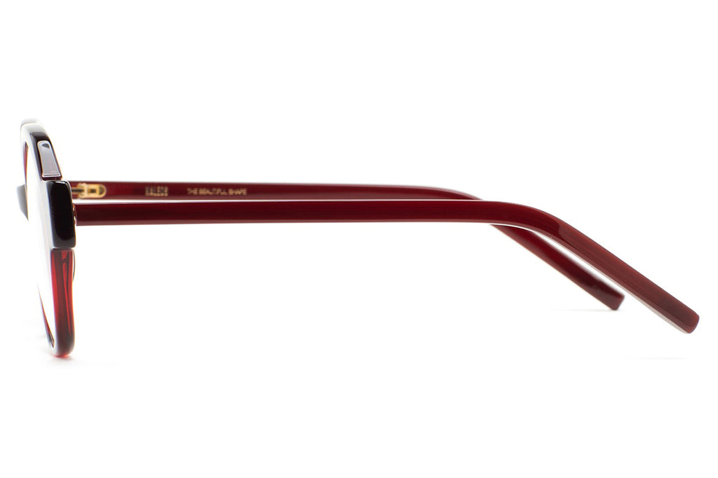 Kaleos Eyehunters - McCoy Eyeglasses Translucent Burgundy