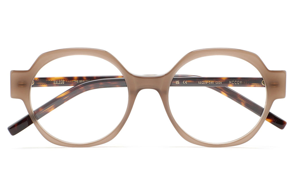 Kaleos Eyehunters - McCoy Eyeglasses Translucent Beige