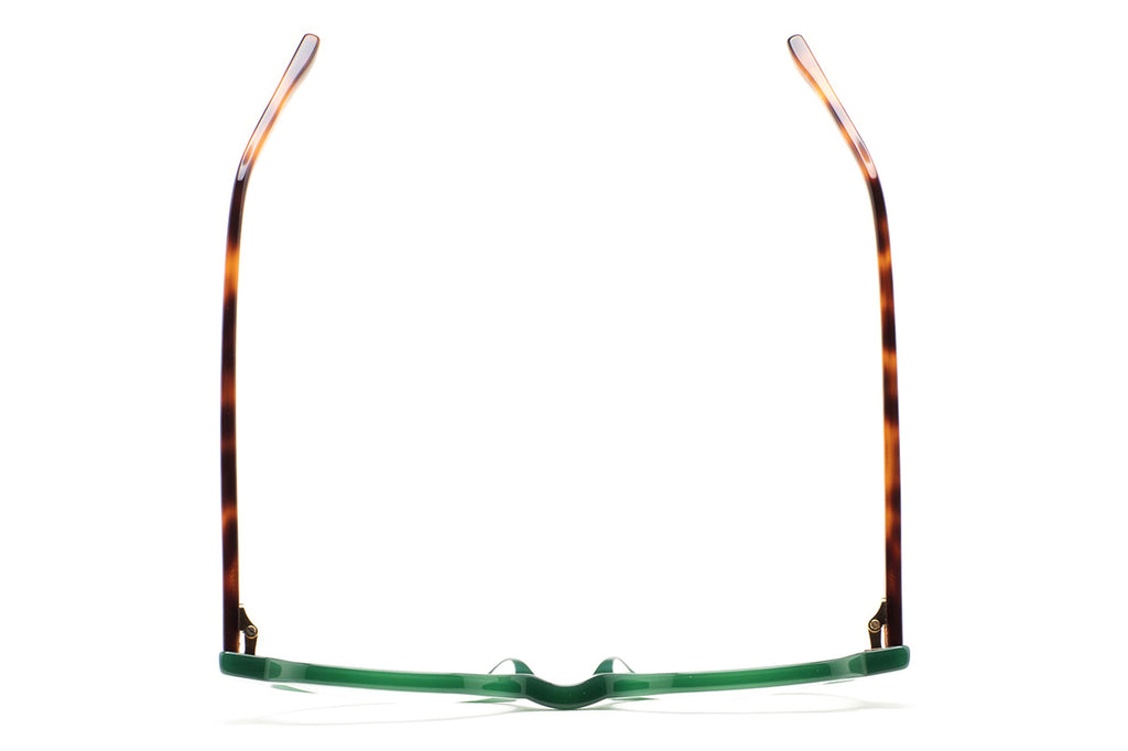 Kaleos Eyehunters - McCoy Eyeglasses Translucent Green