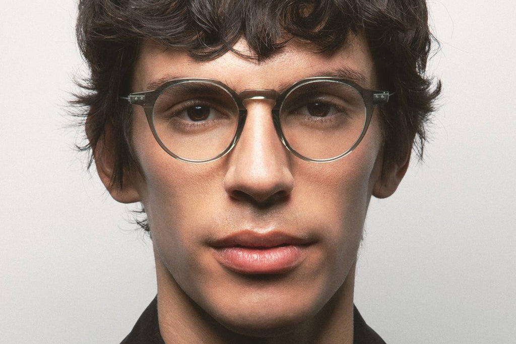 Kaleos Eyehunters - Gubbins M Eyeglasses Transparent Light Green