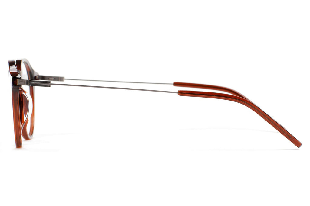 Kaleos Eyehunters - Gubbins M Eyeglasses Transparent Brown
