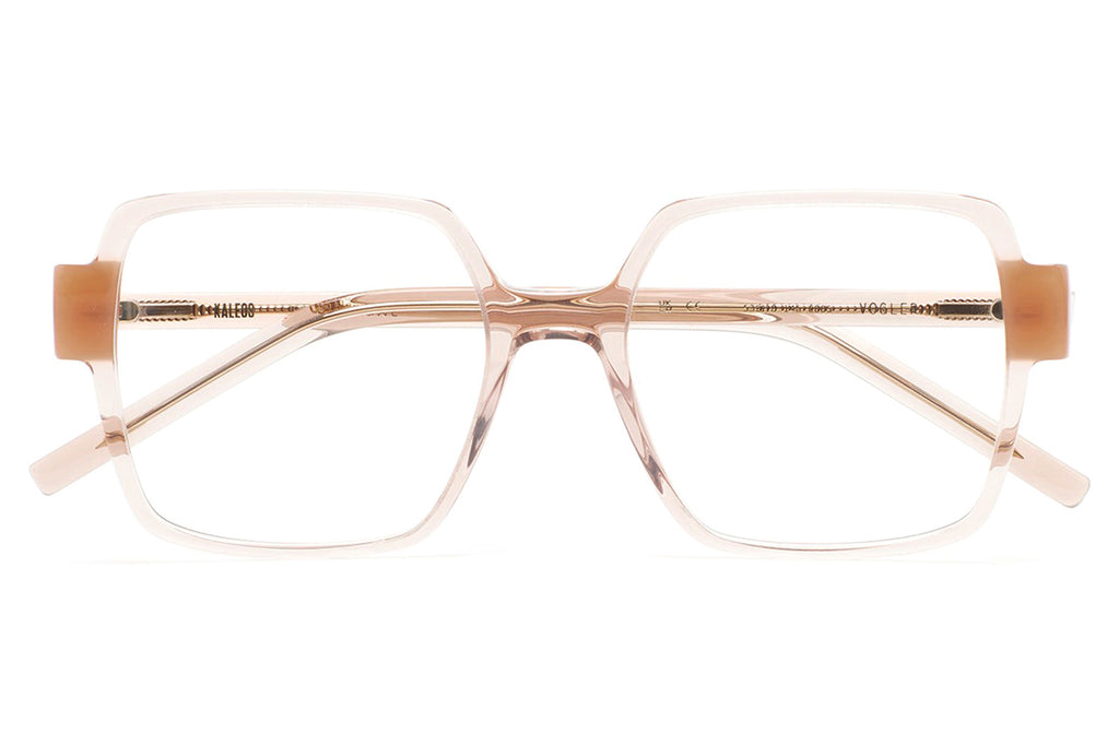 Kaleos Eyehunters - Vogler Eyeglasses Transparent Light Pink/Translucent Light Brown