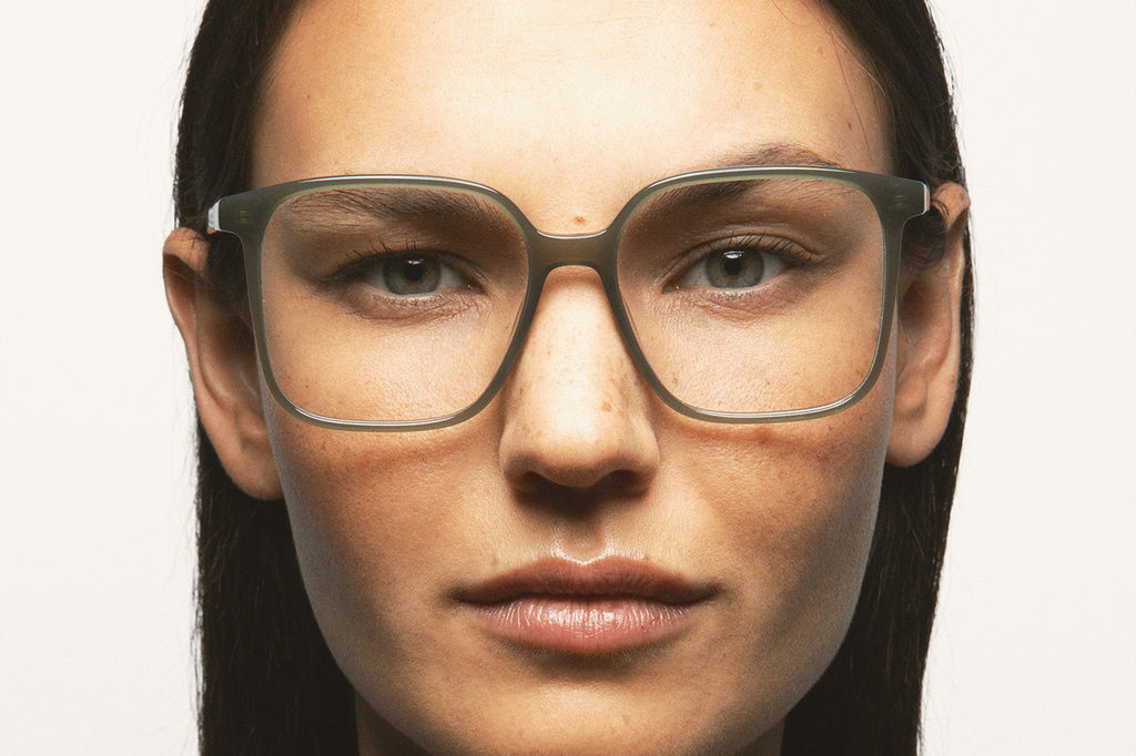 Kaleos Eyehunters - Bradshaw Eyeglasses Translucent Green