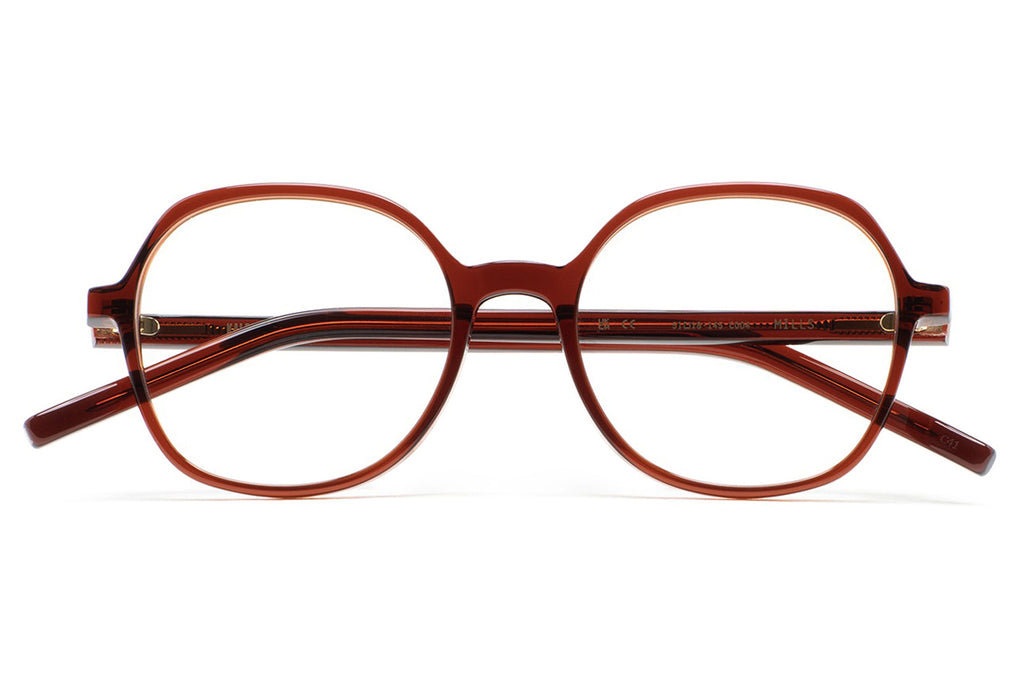 Kaleos Eyehunters - Mills Eyeglasses Transparent Brown