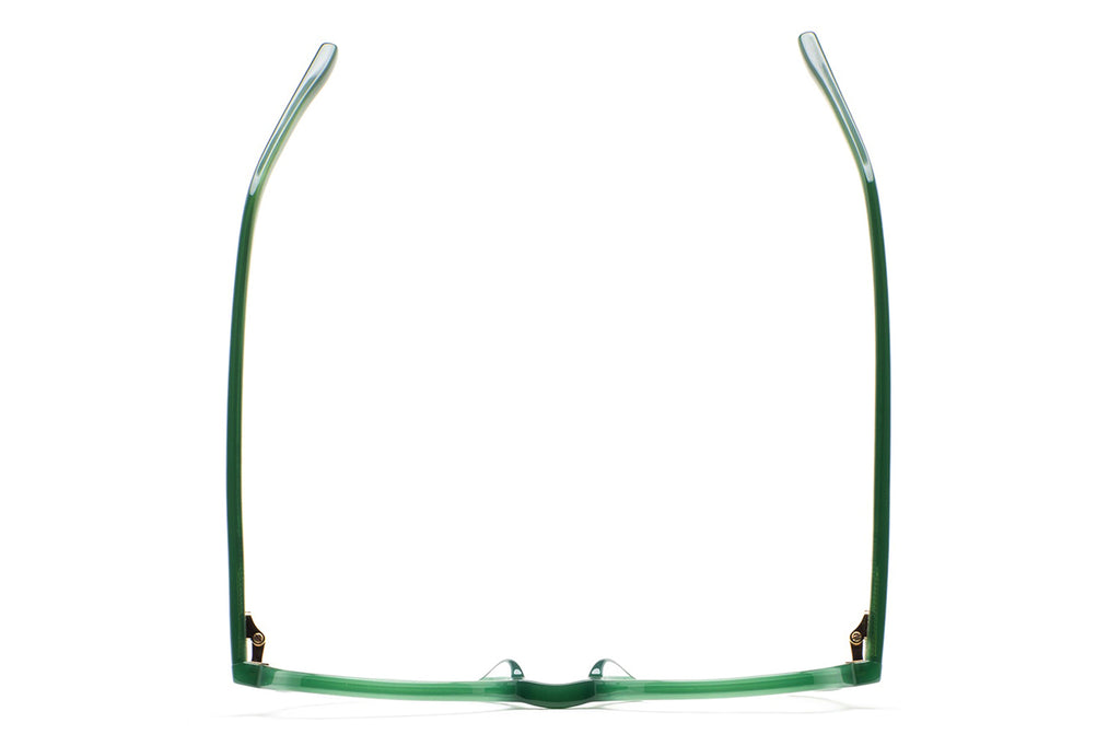 Kaleos Eyehunters - Mills Eyeglasses Translucent Green