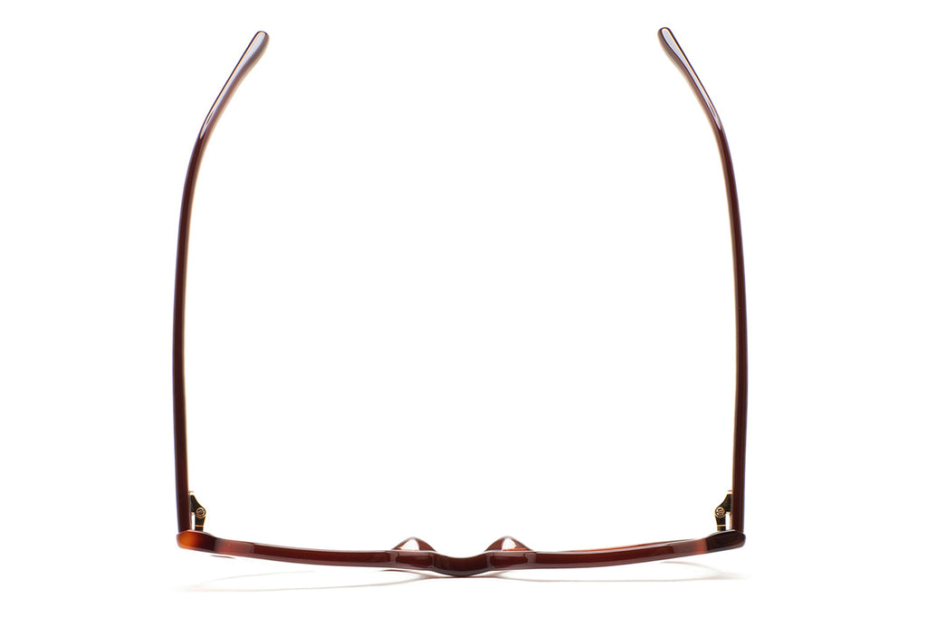 Kaleos Eyehunters - McMahon Eyeglasses Translucent Brown/Dark Brown Havana