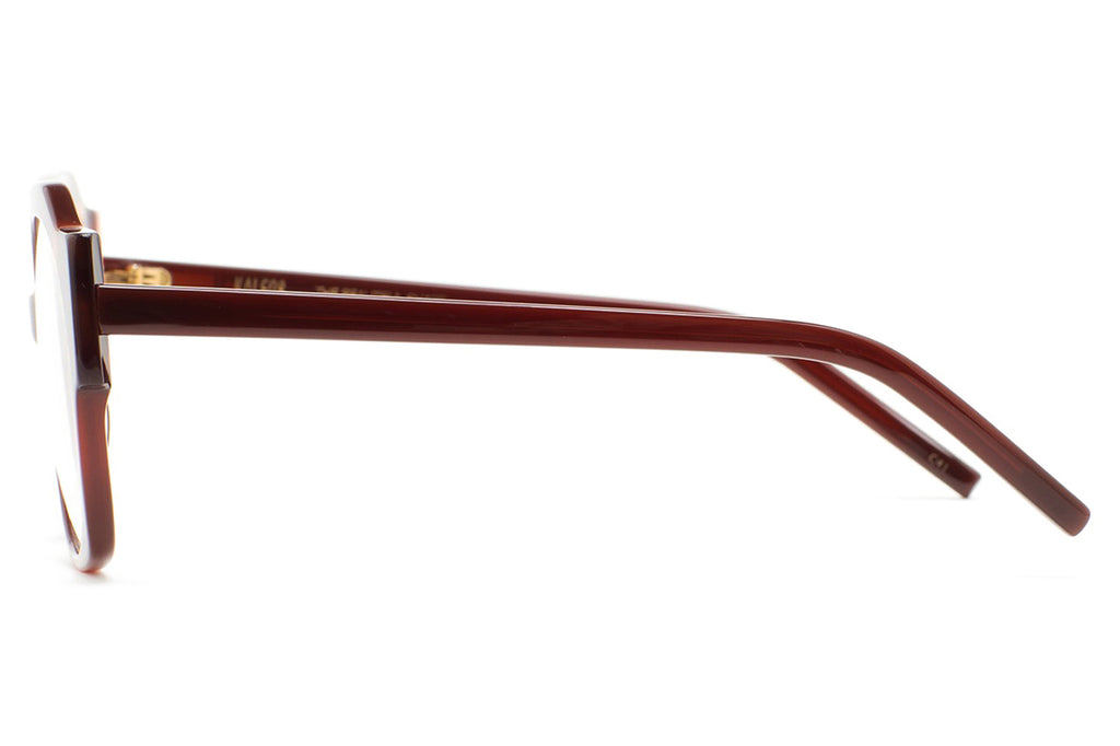 Kaleos Eyehunters - McMahon Eyeglasses Translucent Brown/Dark Brown Havana