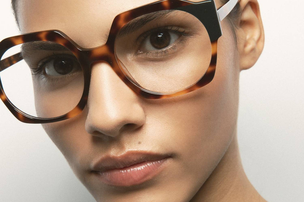 Kaleos Eyehunters - McMahon Eyeglasses Brown Havana/Dark Green