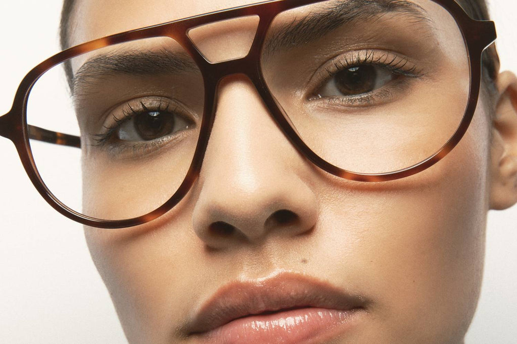 Kaleos Eyehunters - Lomax Eyeglasses Dark Brown Havana