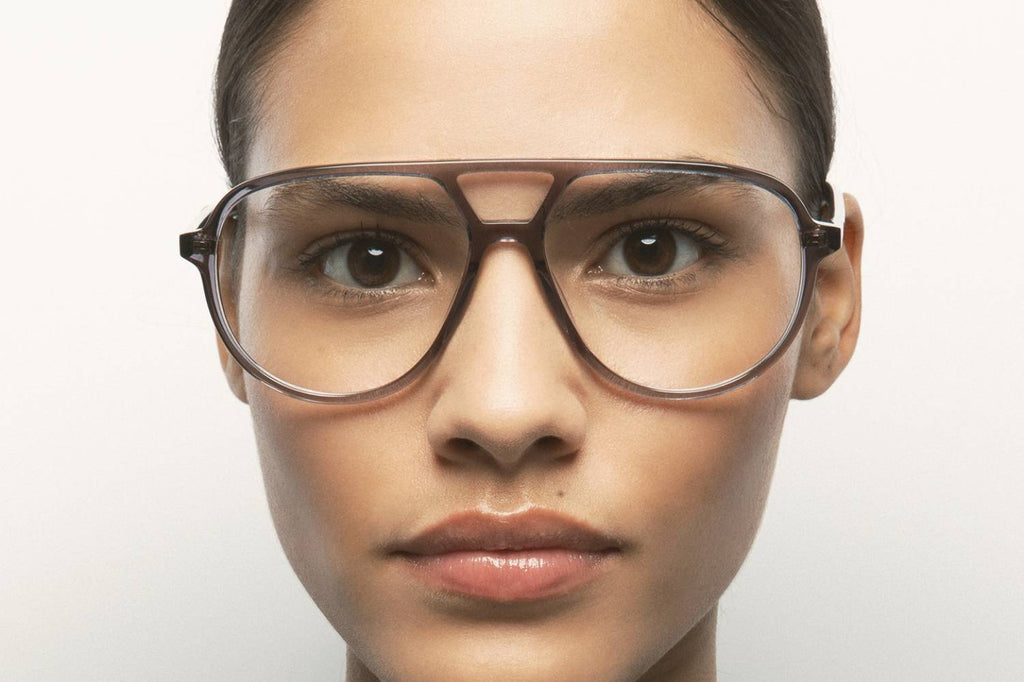 Kaleos Eyehunters - Lomax Eyeglasses Transparent Grey