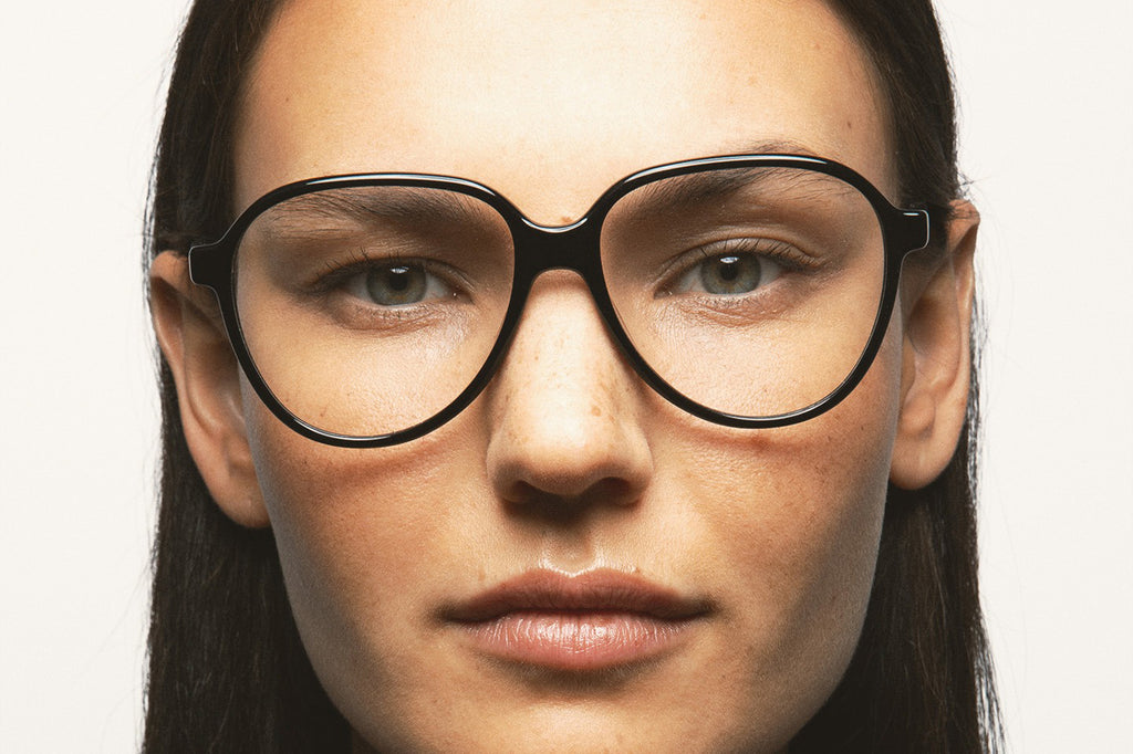 Kaleos Eyehunters - Mansur Eyeglasses Black