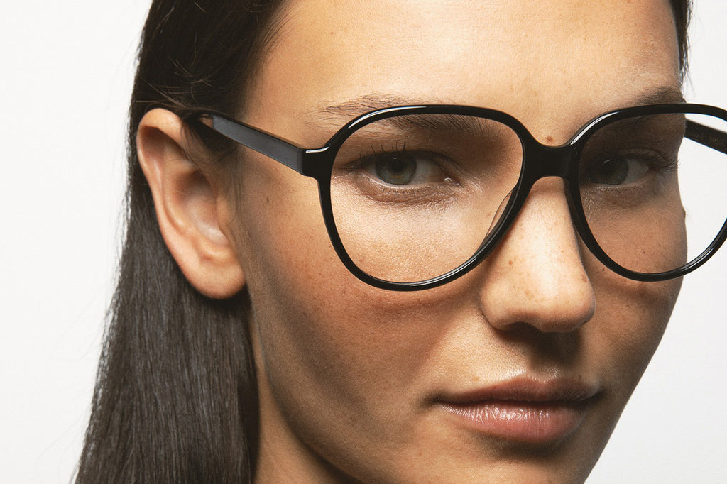 Kaleos Eyehunters - Mansur Eyeglasses Black