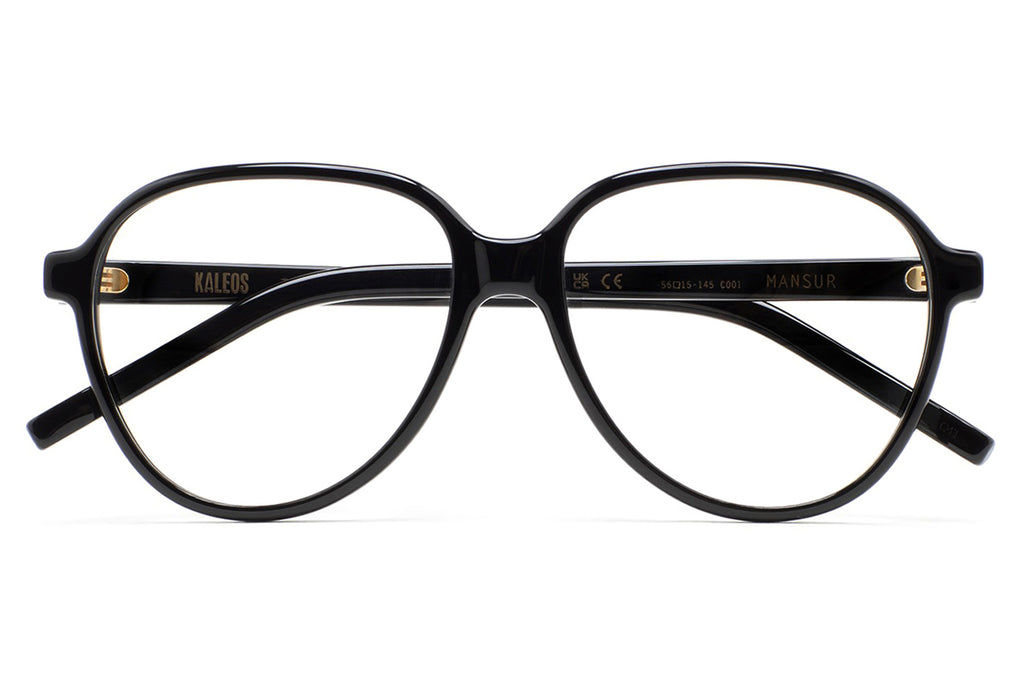 Kaleos Eyehunters - Mansur Eyeglasses Black
