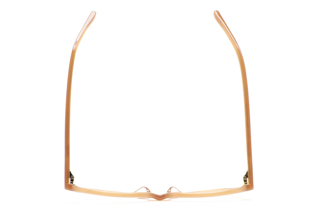 Kaleos Eyehunters - Mansur Eyeglasses Translucent Amber