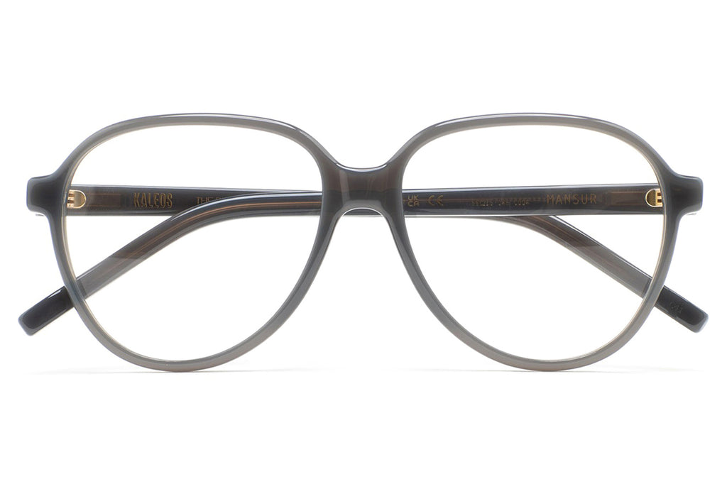 Kaleos Eyehunters - Mansur Eyeglasses Translucent Grey